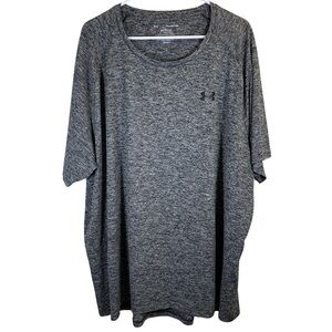 Under Armour Spaced-Day Gray Tech Tee, Men's 4XL